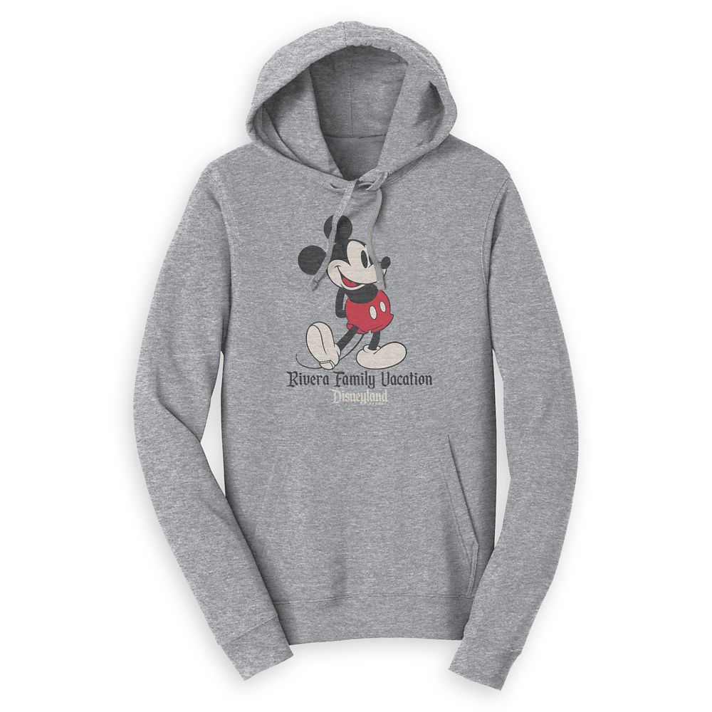 Adults' Mickey Mouse Family Vacation Pullover Hoodie  Disneyland  Customized