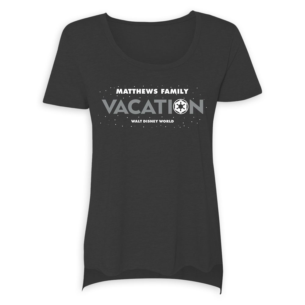 Women's Star Wars Empire Family Vacation T-Shirt - Walt Disney World - Customized