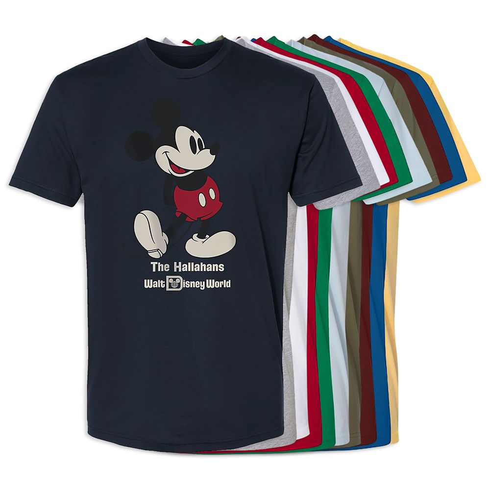 Adults Walt Disney World Mickey Mouse Family Vacation T-Shirt ? Customized