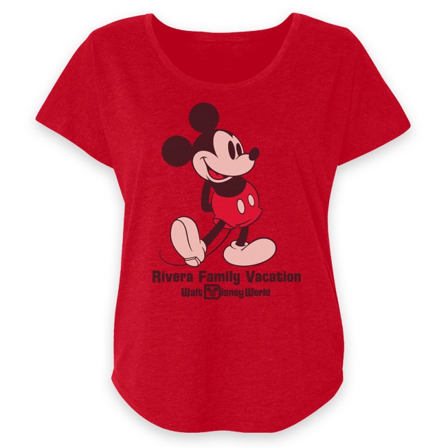 NWT Disney World Red Mickey Mouse & Many Friends Adult T-Shirt Size L Fast Ship! 