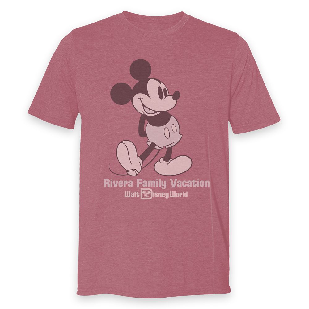 Adults' Walt Disney World Mickey Mouse Family Vacation Heathered T-Shirt – Customized