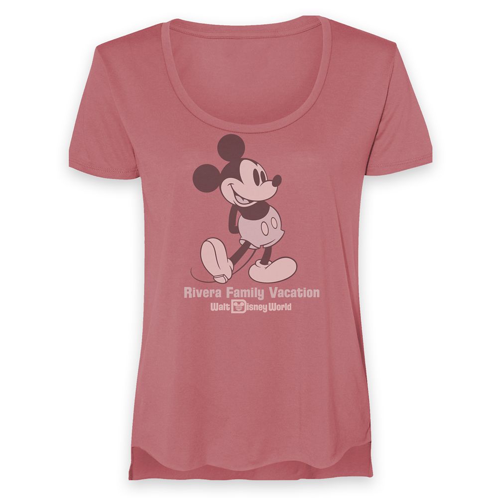 Women's Walt Disney World Mickey Mouse Family Vacation Heathered T-Shirt – Customized