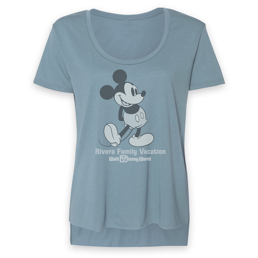 Women's Walt Disney World Mickey Mouse Family Vacation Heathered T-Shirt – Customized