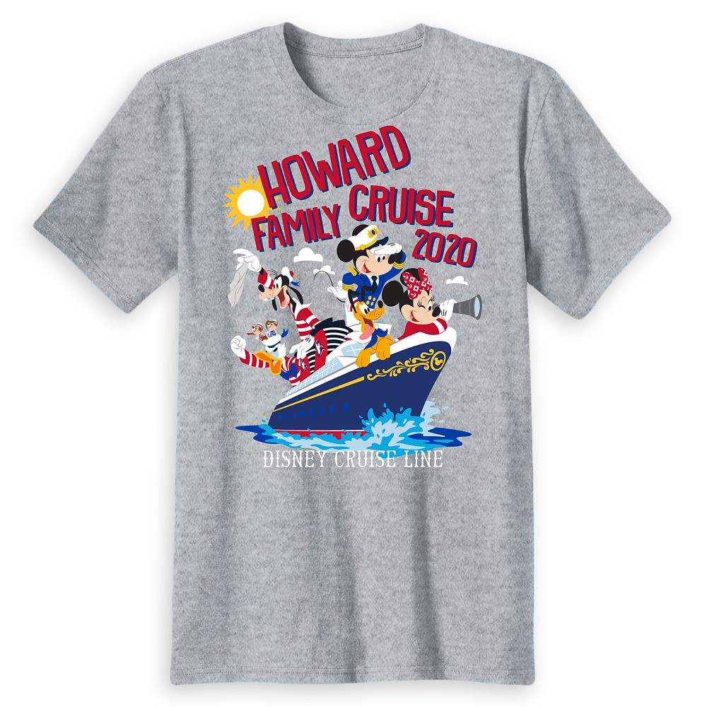 Adults' Disney Cruise Line Mickey Mouse and Friends Family Cruise 2020 T-Shirt – Customized