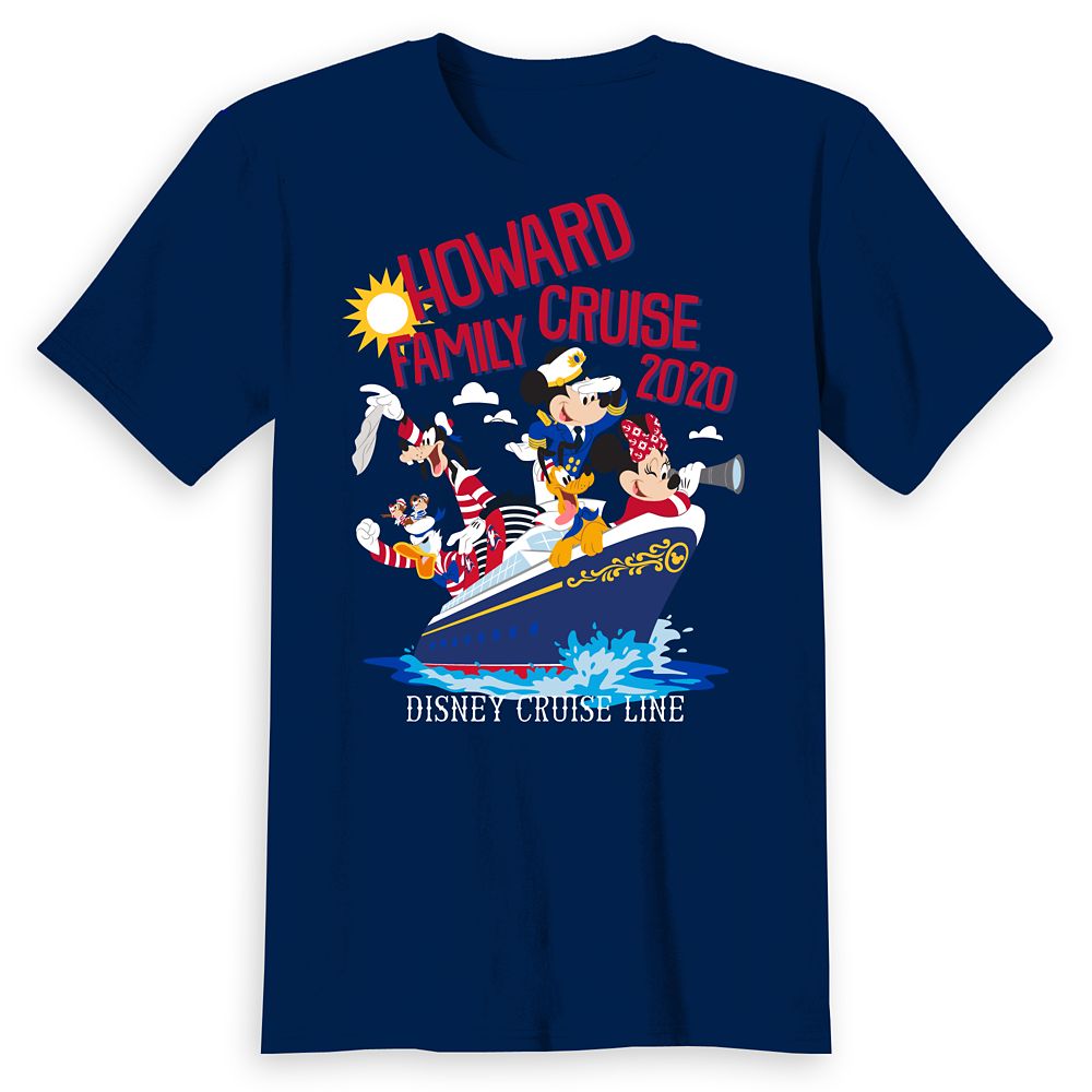 Adults' Disney Cruise Line Mickey Mouse and Friends Family Cruise 2020 T-Shirt – Customized