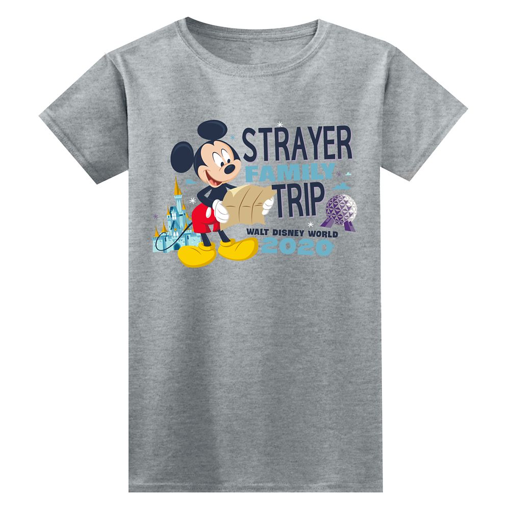 Women's Walt Disney World Resort 2020 Mickey Mouse Family Trip T-Shirt  Customized