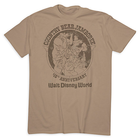 Country Bear Jamboree Tee for Adults - Magic Kingdom 45th Anniversary - Limited Release