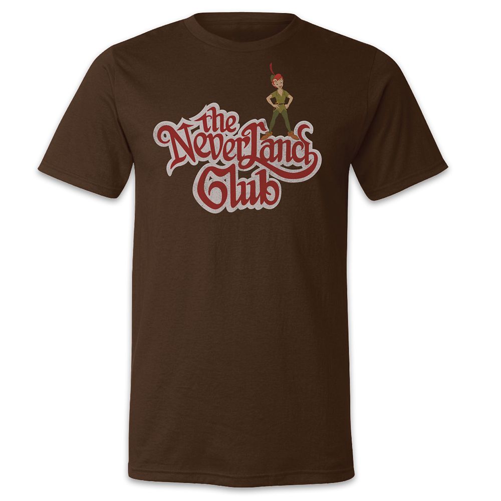 The Never Land Club Tee for Adults - Walt Disney World - Limited Release