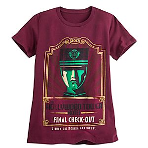 Hollywood Tower Hotel Final Check Out Tee for Women - Disney California Adventure - Limited Release