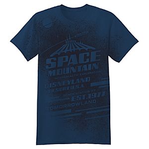 Space Mountain 40th Anniversary Tee for Adults - Disneyland - Limited Release