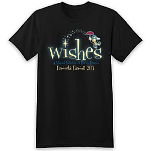 Jiminy Cricket ''Wishes'' Tee for Adults - Walt Disney World - Limited Release