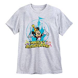 Mickey's Birthdayland YesterEars Retro T-Shirt for Adults - Limited Release