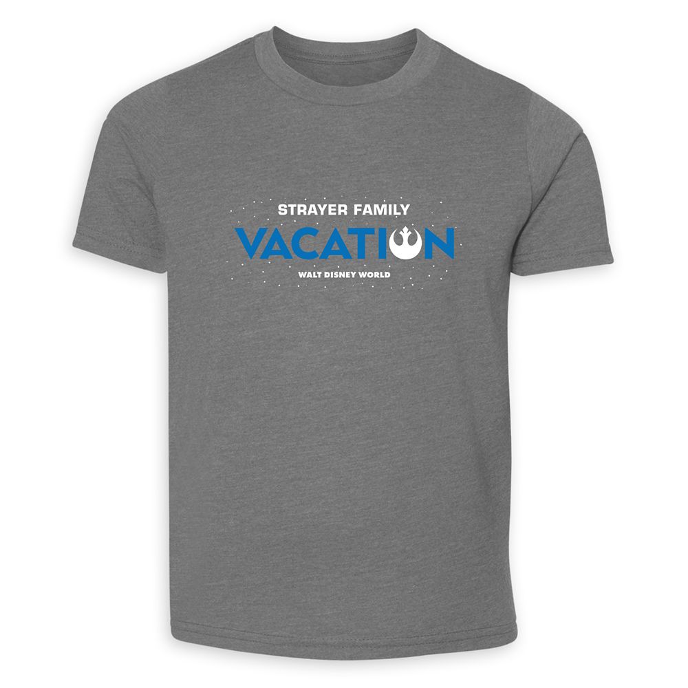 Youths' Star Wars Alliance Family Vacation T-Shirt  Walt Disney World  Customized