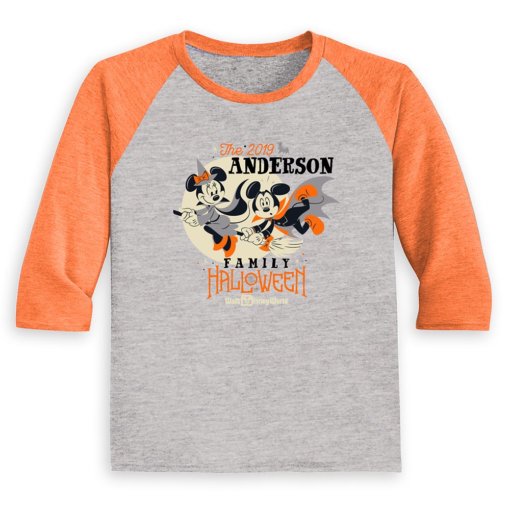 Toddlers' Walt Disney World Halloween Baseball T-Shirt – Customized