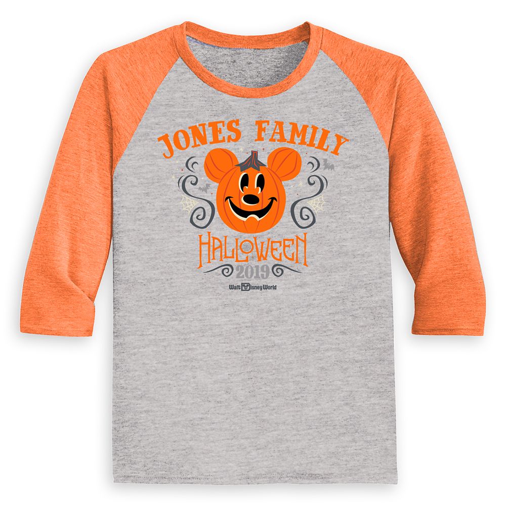 Toddlers' Walt Disney World Halloween Baseball T-Shirt – Customized