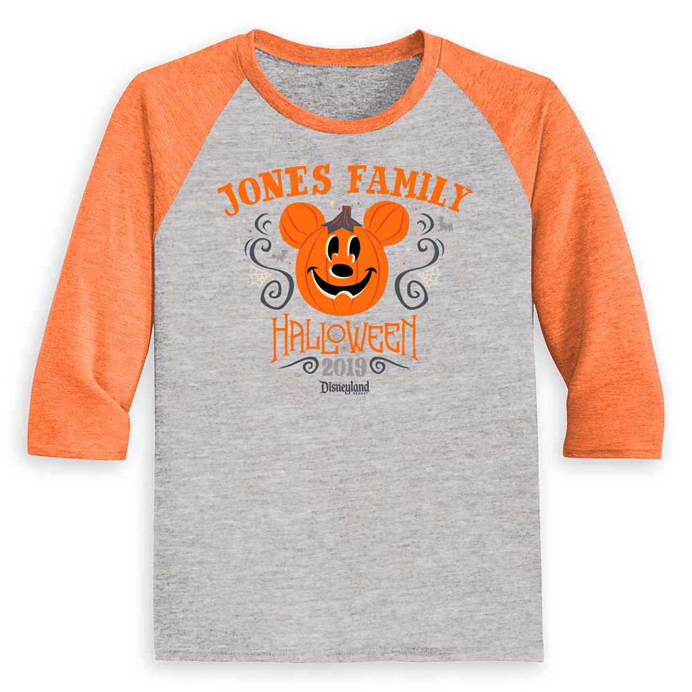 Toddlers' Disneyland Halloween Baseball T-Shirt – Customized