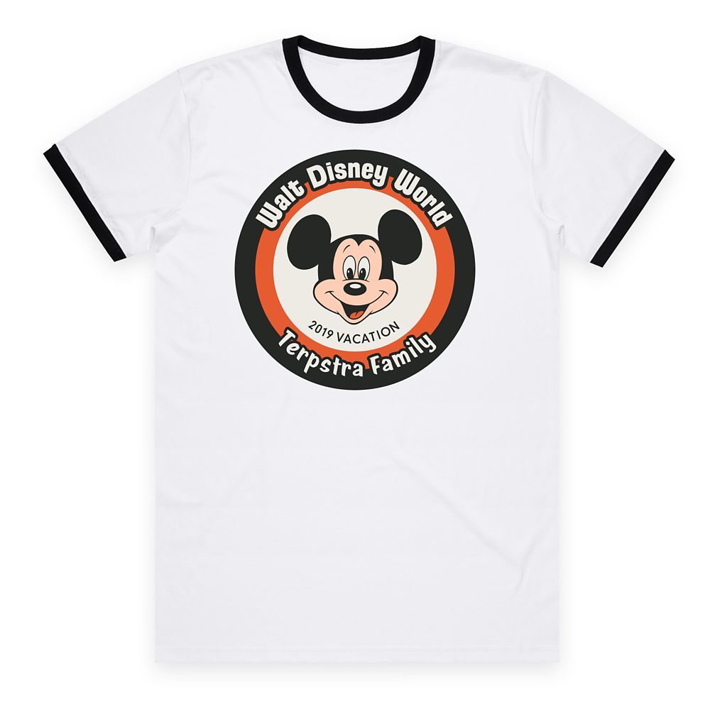 Kids' Walt Disney World Mickey Mouse 2019 Vacation Ringer T-Shirt – Customized