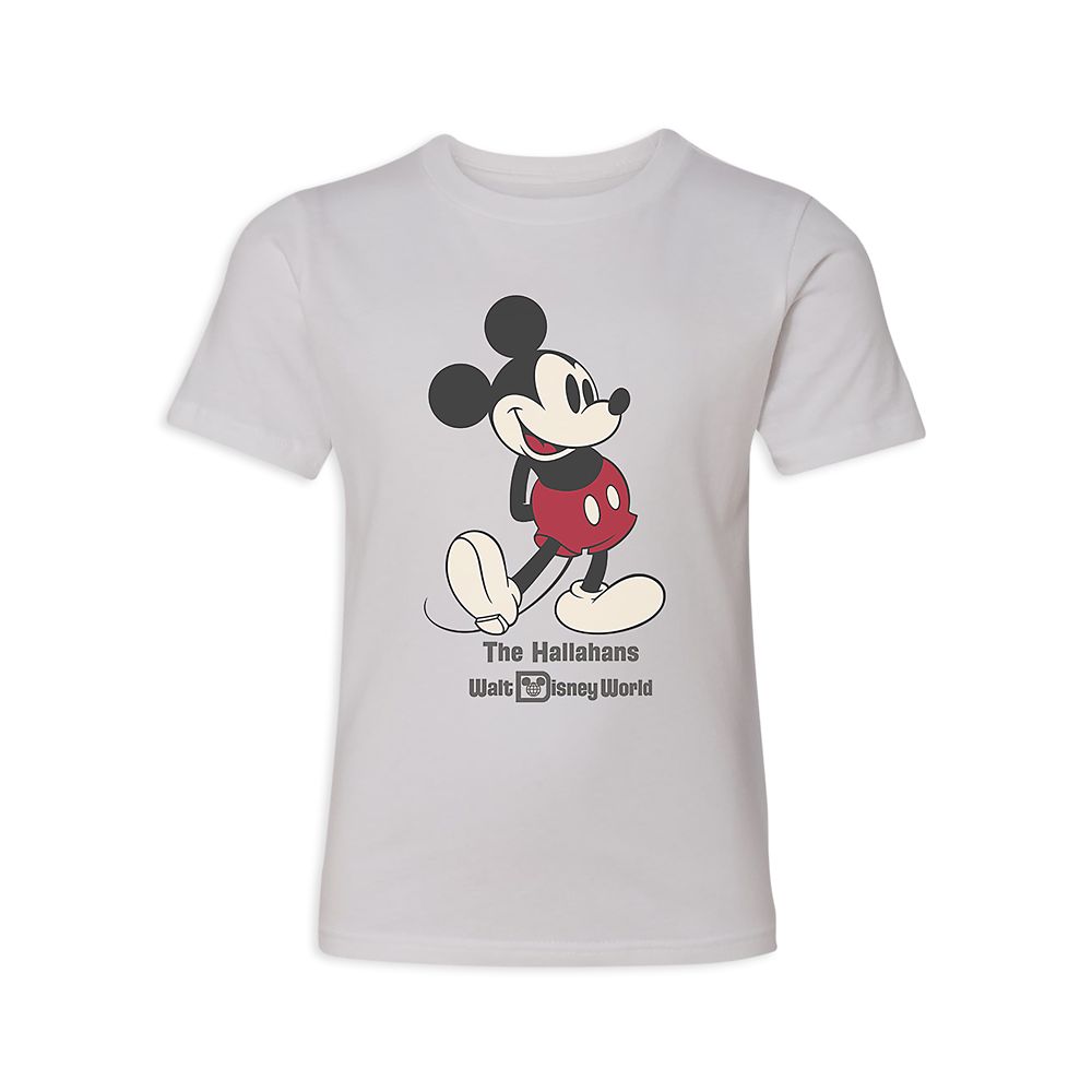 Kids' Walt Disney World Mickey Mouse Family Vacation T-Shirt – Customized