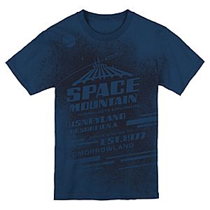Space Mountain 40th Anniversary Tee for Kids - Disneyland - Limited Release