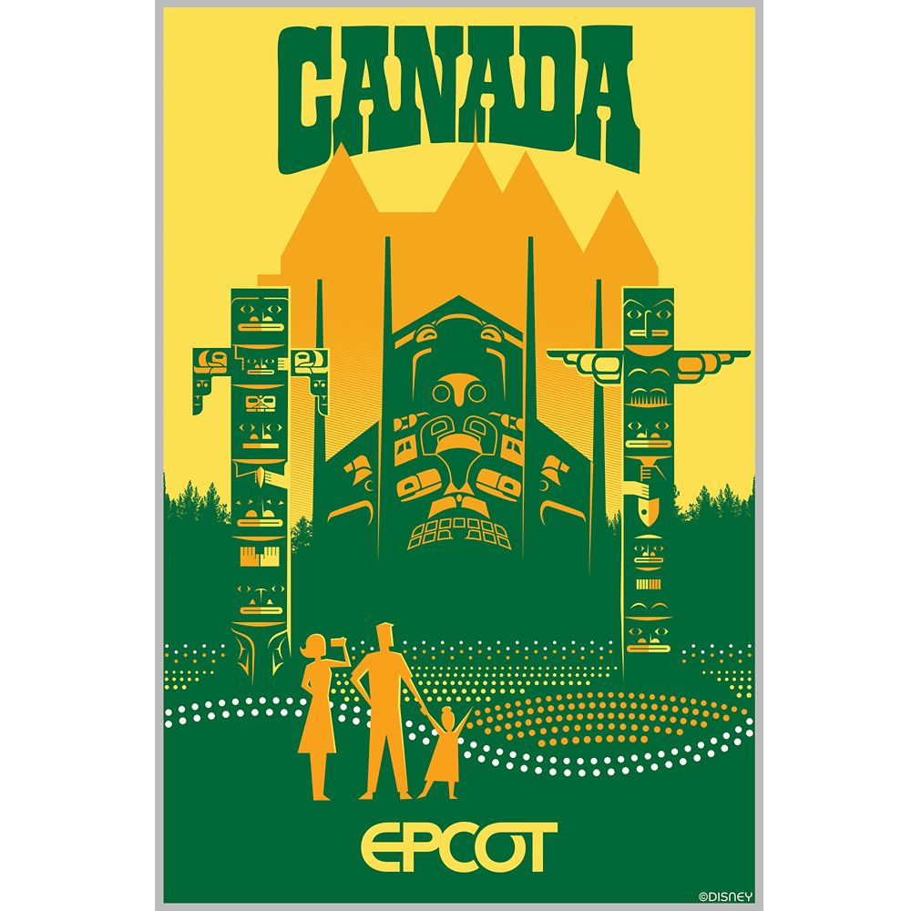EPCOT Canada Pavilion Poster – Limited Edition