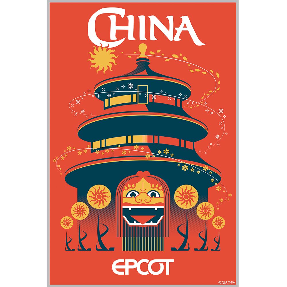 EPCOT China Pavilion Poster – Limited Edition