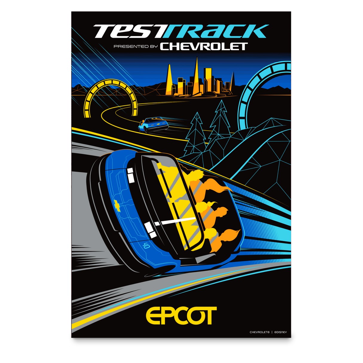 EPCOT Test Track Poster – Limited Edition