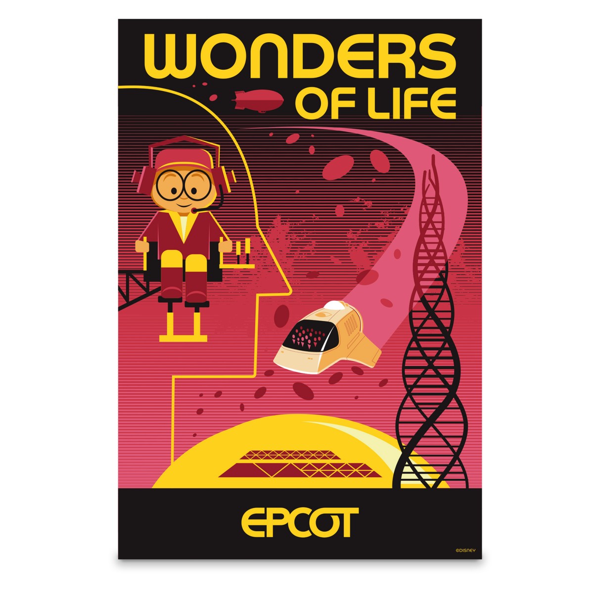 EPCOT Wonders of Life Pavilion Poster – Limited Edition