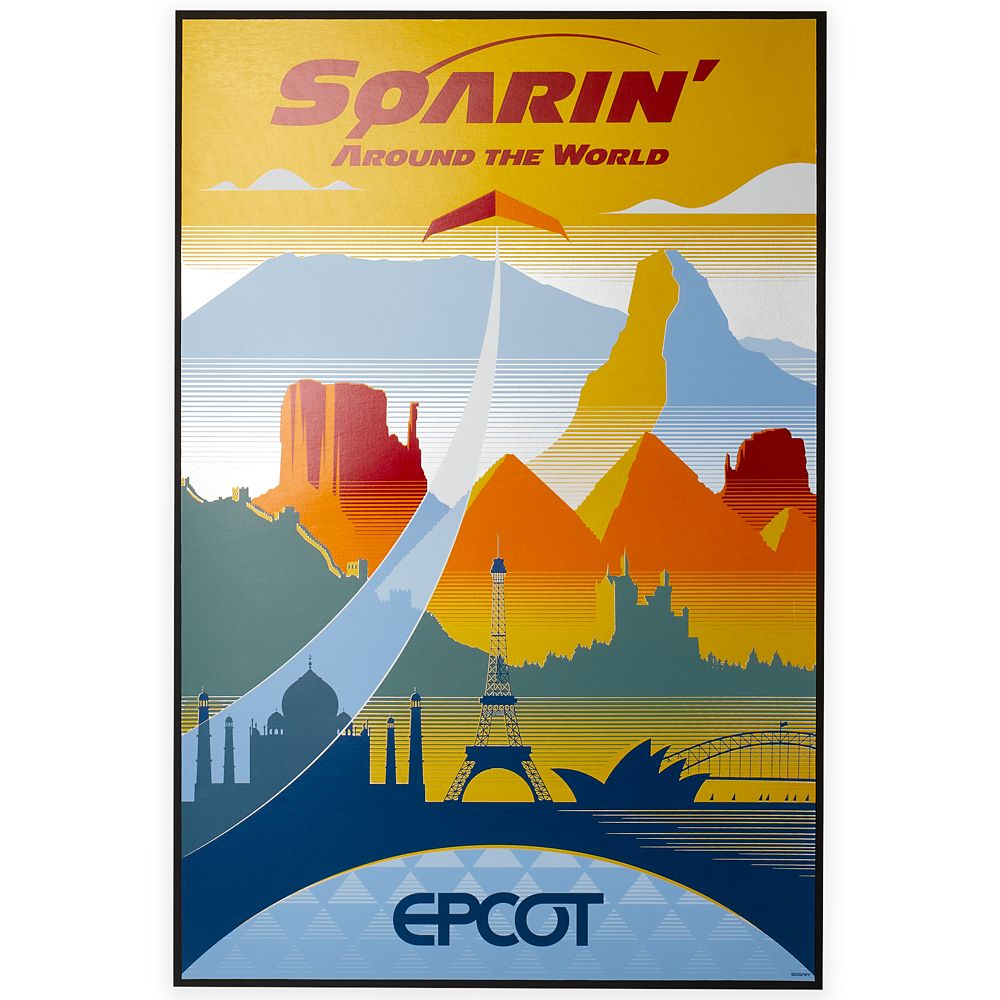 EPCOT Soarin' Around the World Poster – Limited Release