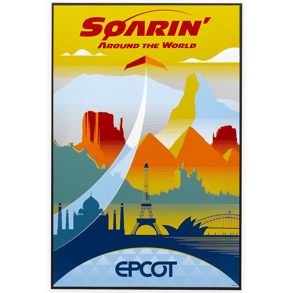 EPCOT Soarin' Around the World Poster – Limited Release