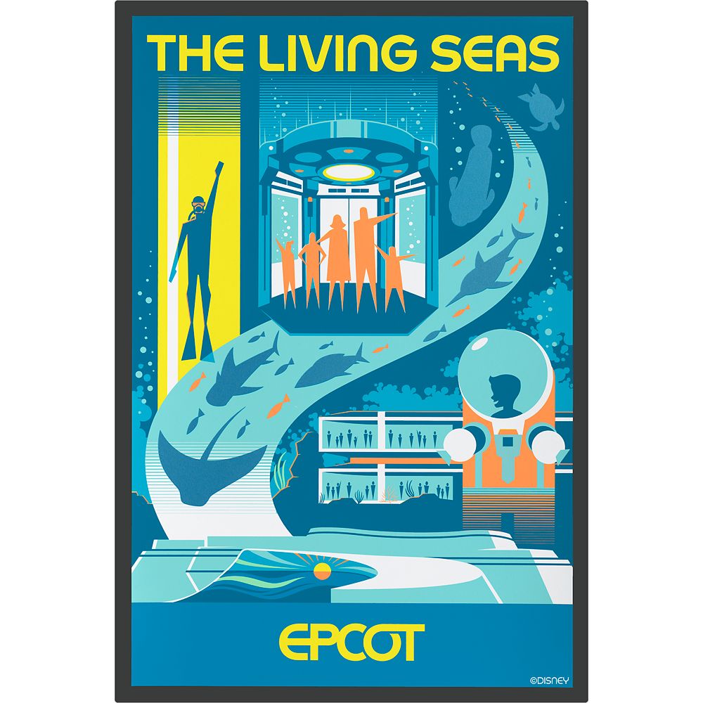 EPCOT The Living Seas Poster – Limited Release