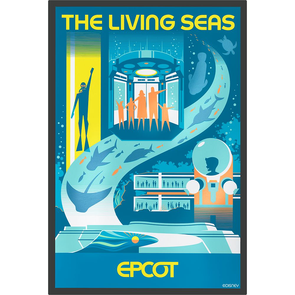 EPCOT The Living Seas Poster – Limited Release