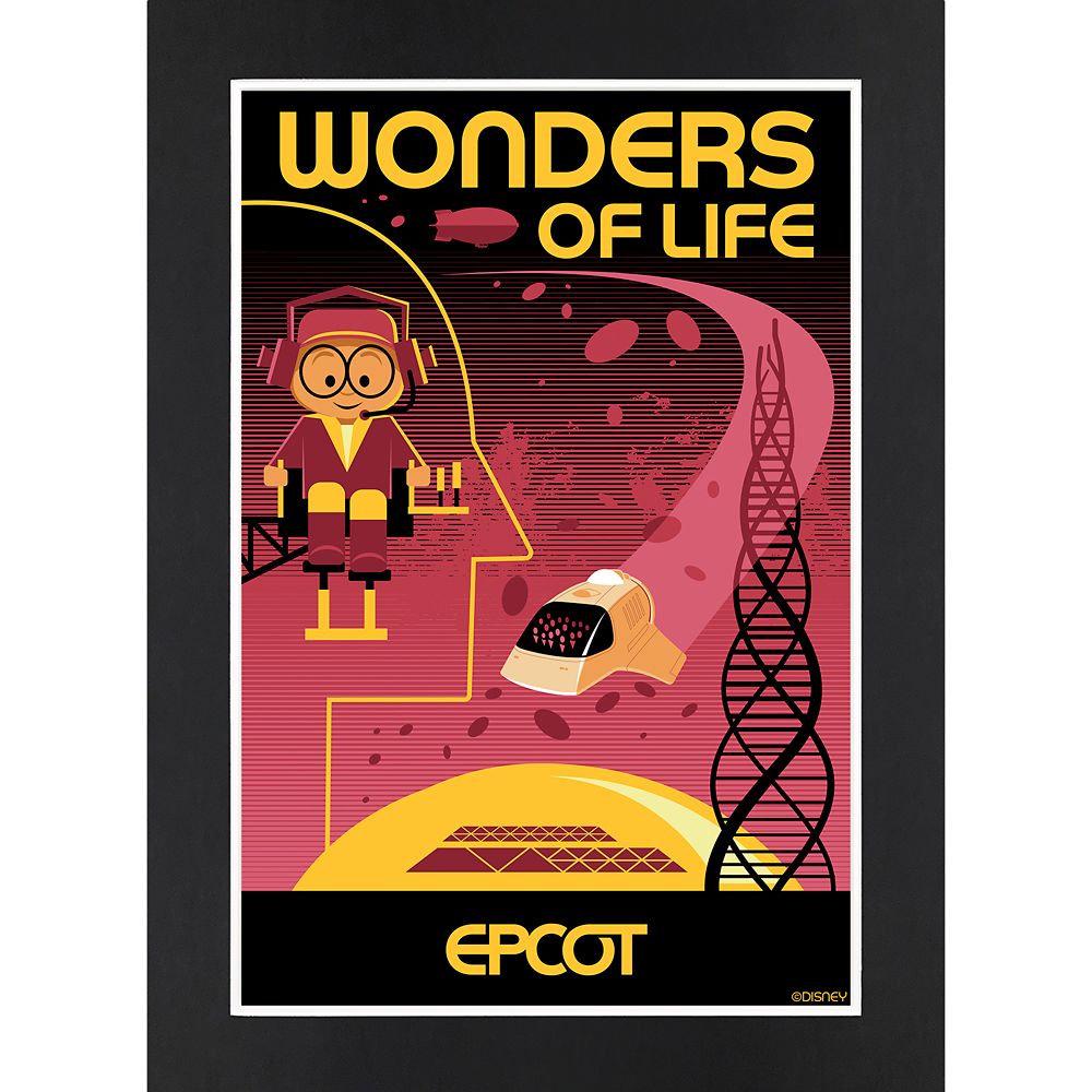 Disney EPCOT Wonders of Life Matted Print