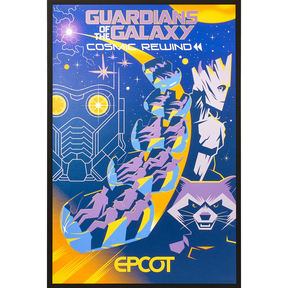 EPCOT Guardians of the Galaxy Cosmic Rewind Poster – Limited Release