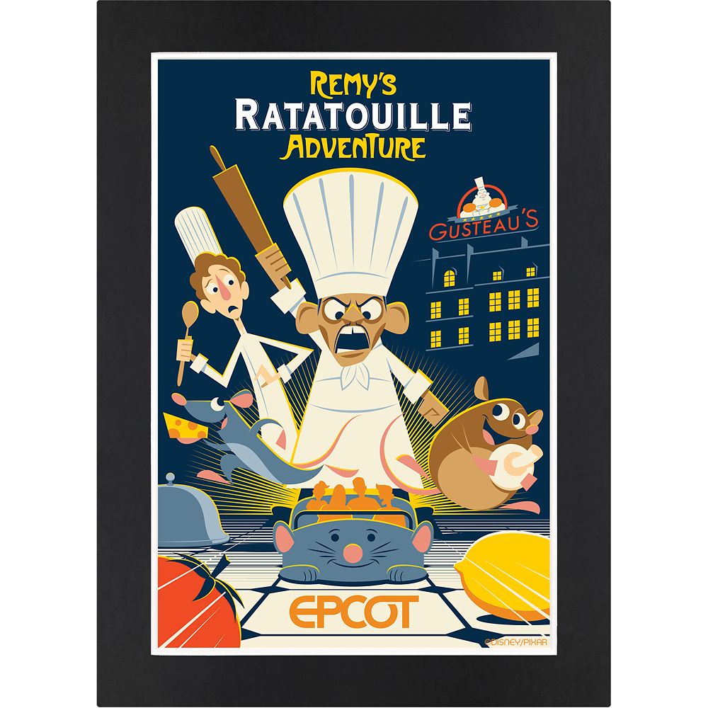 EPCOT Remys Ratatouille Adventure Matted Print Official shopDisney