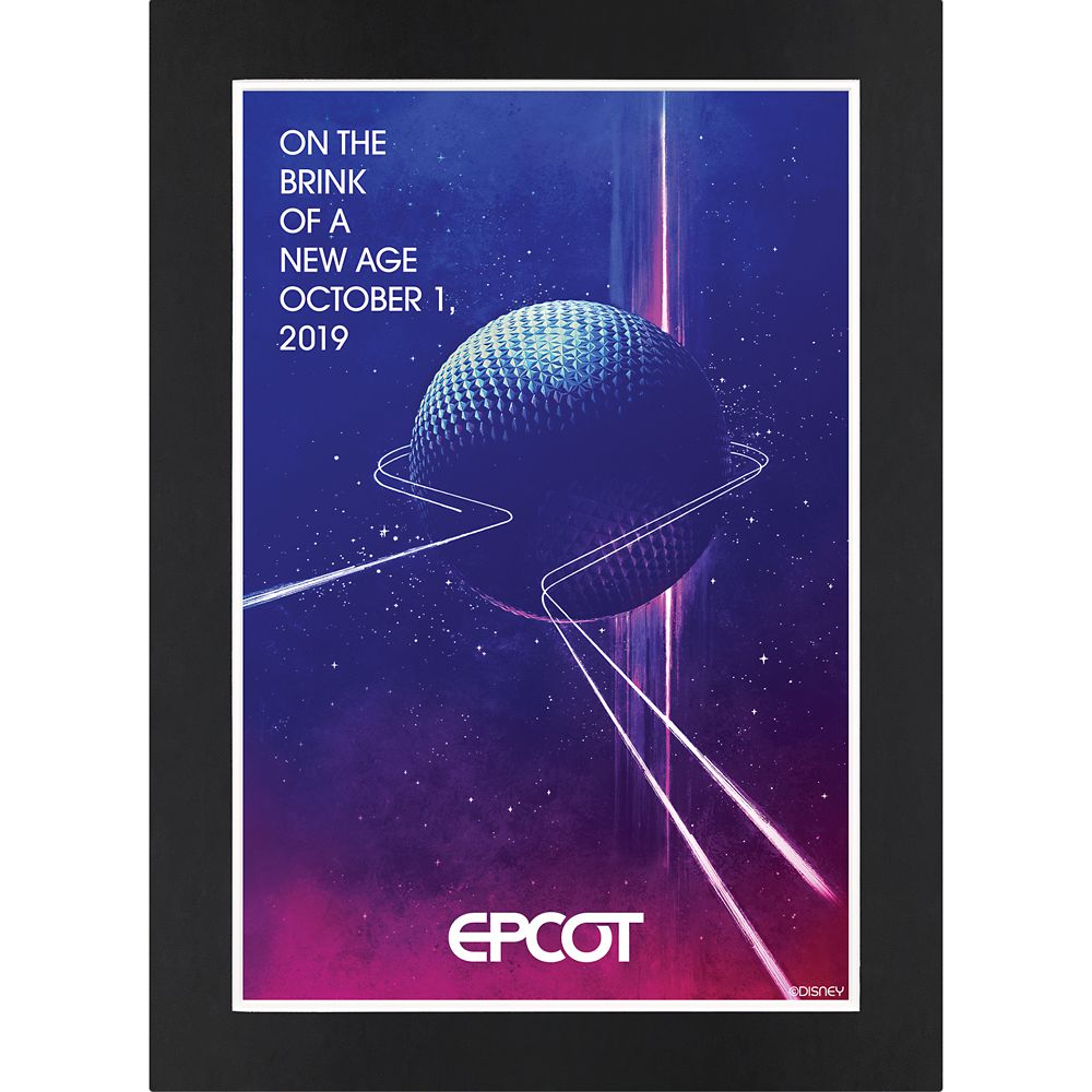 Disney EPCOT 2019 Opening Matted Print