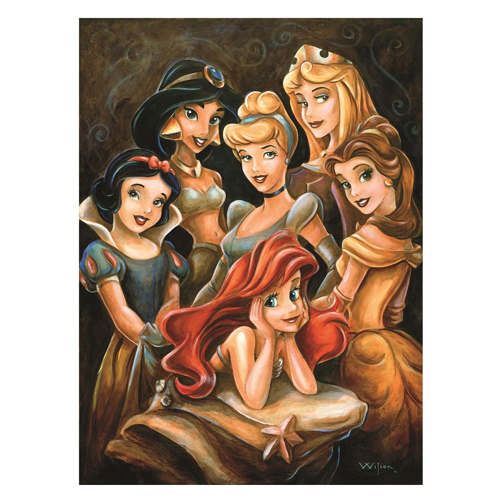 Disney ''Princess Gathering'' Giclée by Darren Wilson
