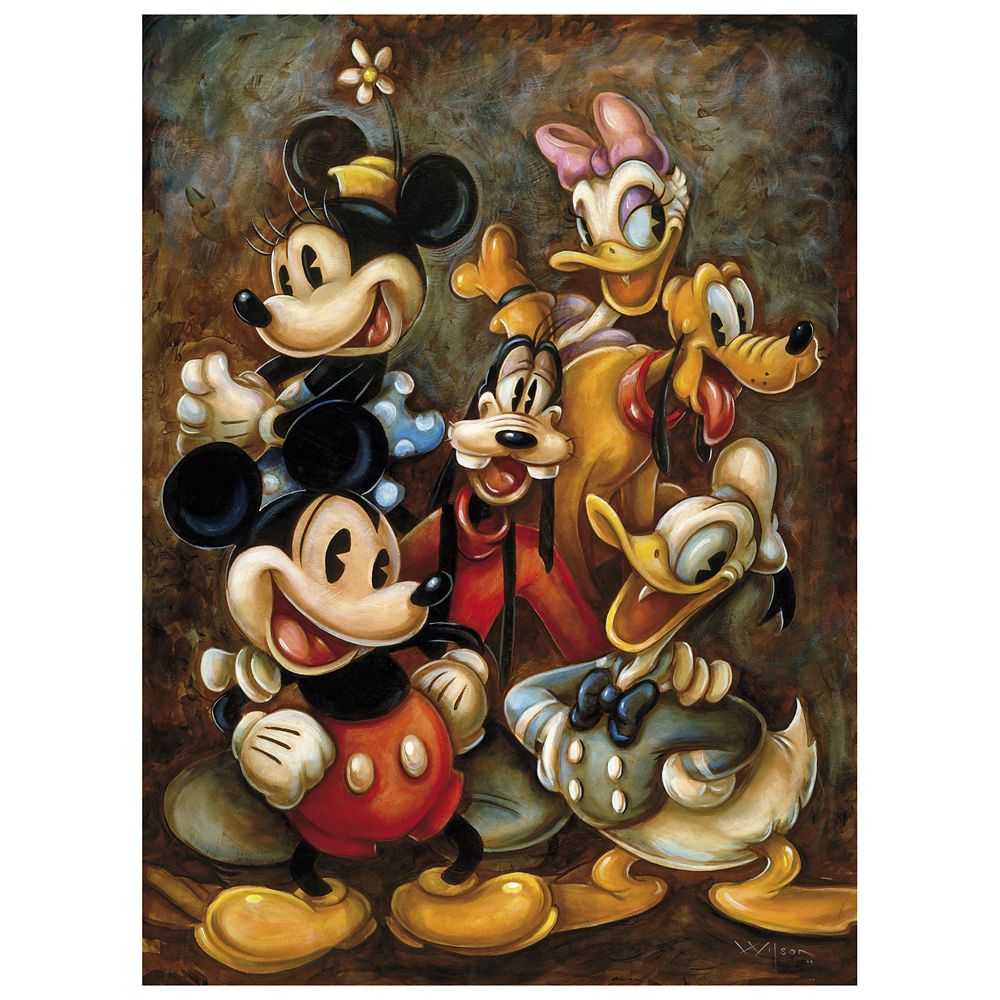 ''Mickey Mouse and Friends'' Giclée by Darren Wilson Official shopDisney