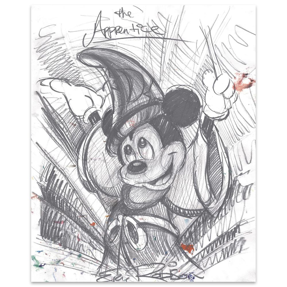 Mickey Mouse ''The Apprentice''  Giclée by Eric Robison