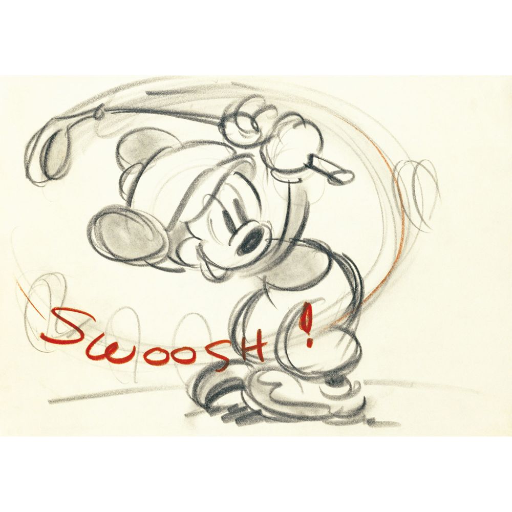 Mickey Mouse "Swoosh" Gicl&eacute;e