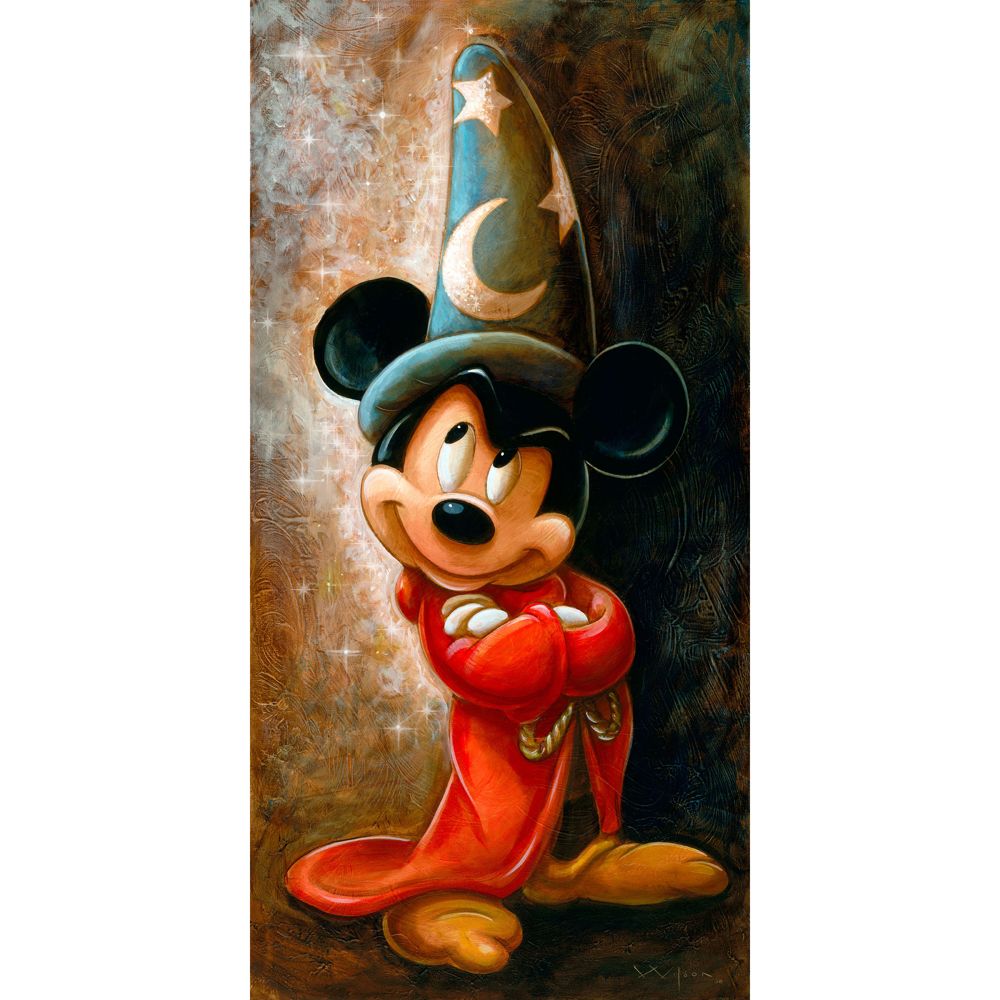 Sorcerer Mickey Mouse Giclée by Darren Wilson Official shopDisney