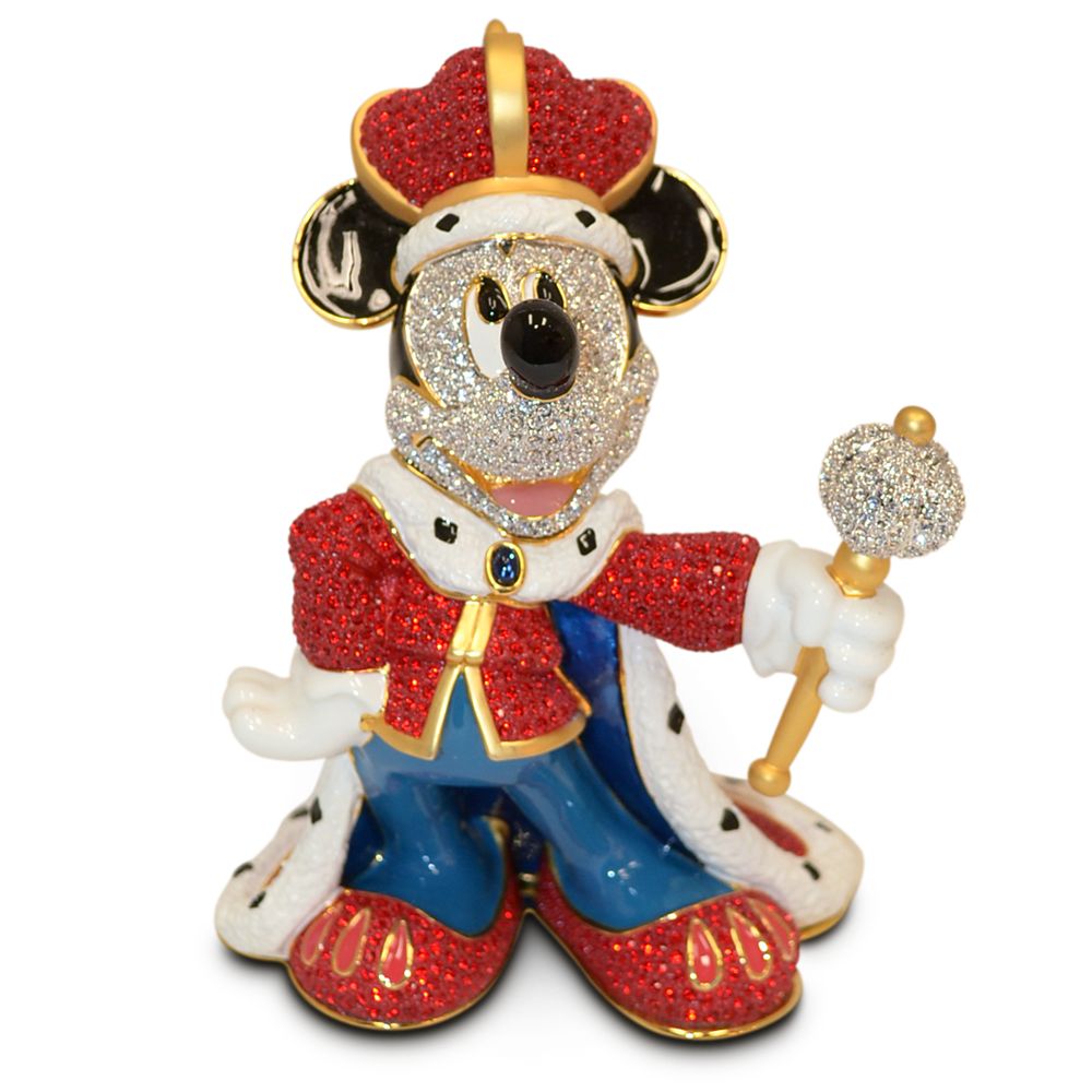 King Mickey Mouse Figurine by Arribas Brothers Official shopDisney