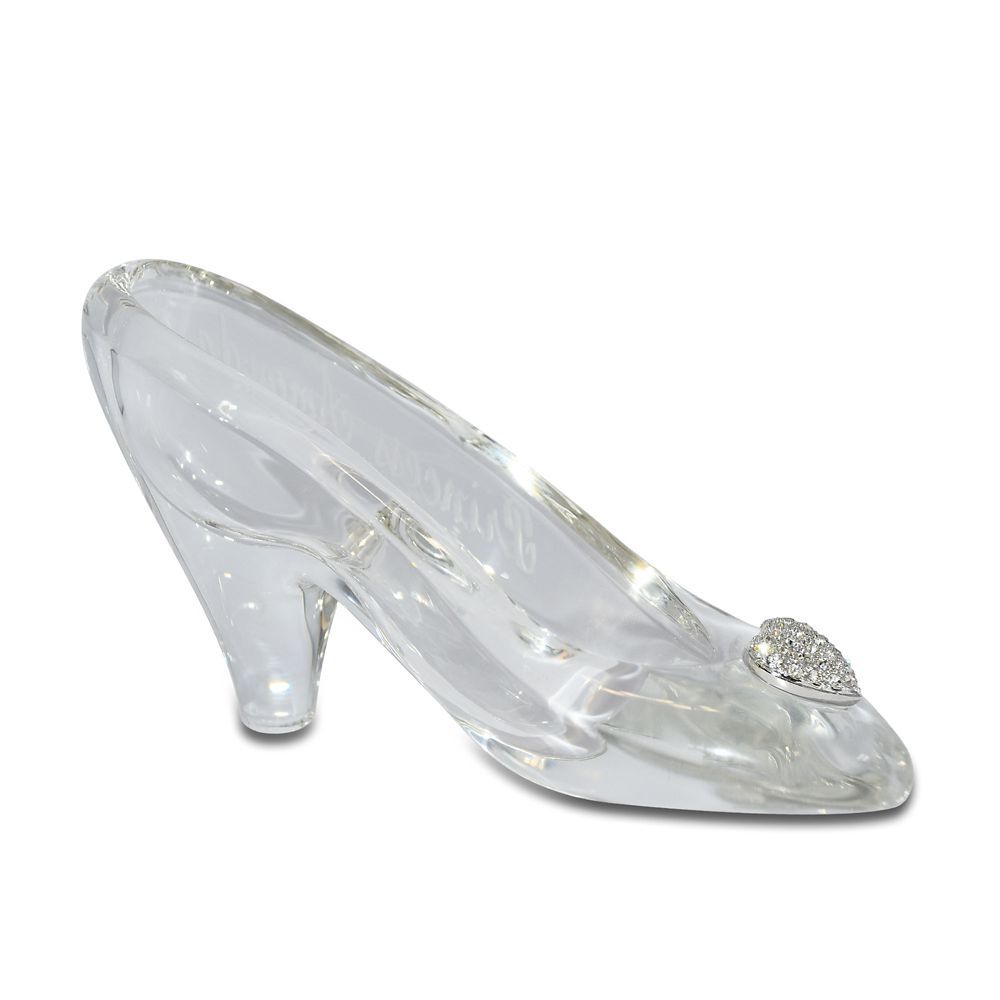 Personalizable Small Cinderella Glass Slipper by Arribas Official shopDisney