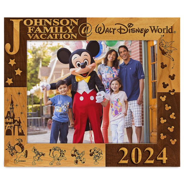 Walt Disney World 2023 Photo Frame by Arribas – 8'' x 10'' – Personalized