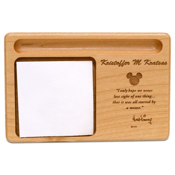 Mickey Mouse Memo Holder by Arribas – Personalizable