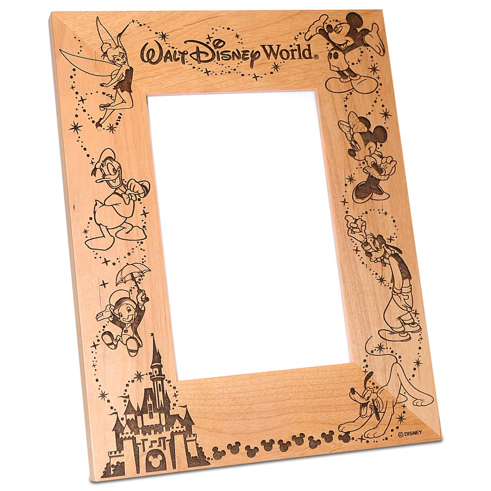 Walt Disney World Cinderella Castle Photo Frame by Arribas – Personalizable