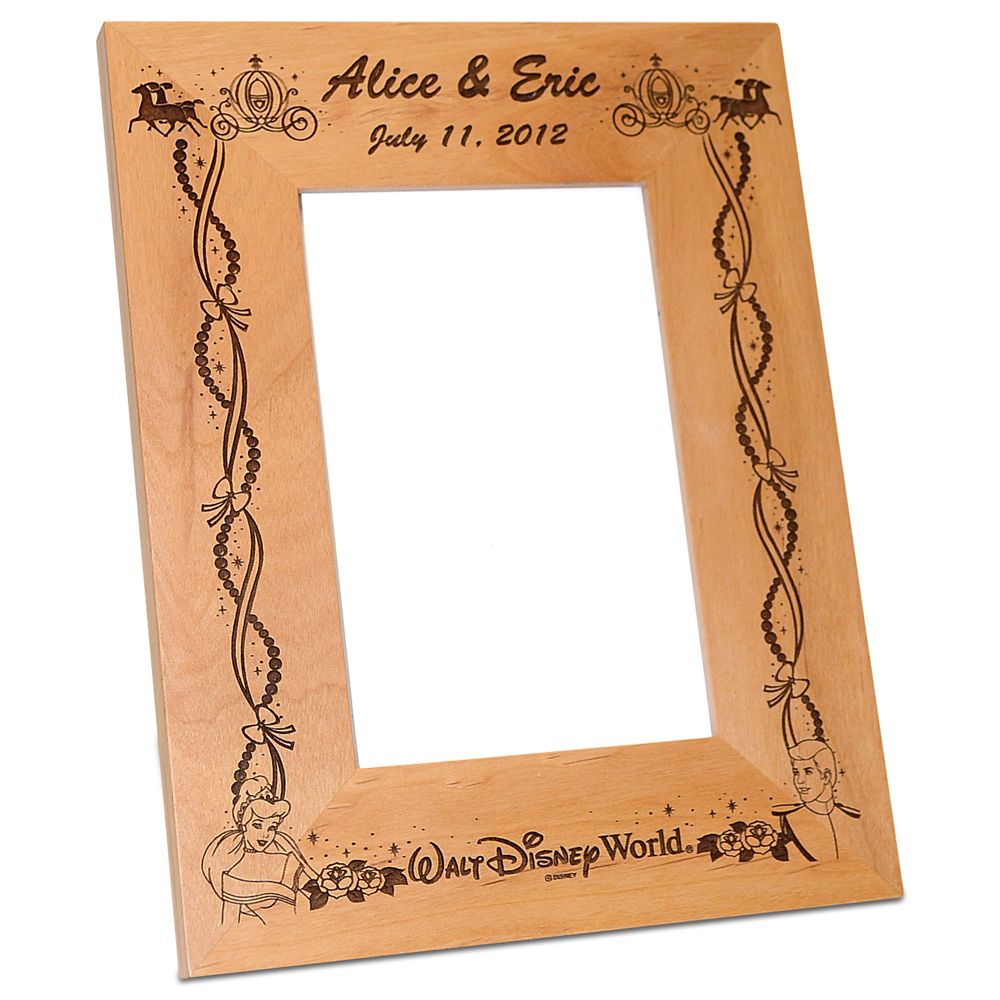 Walt Disney World Cinderella Wedding Photo Frame By Arribas