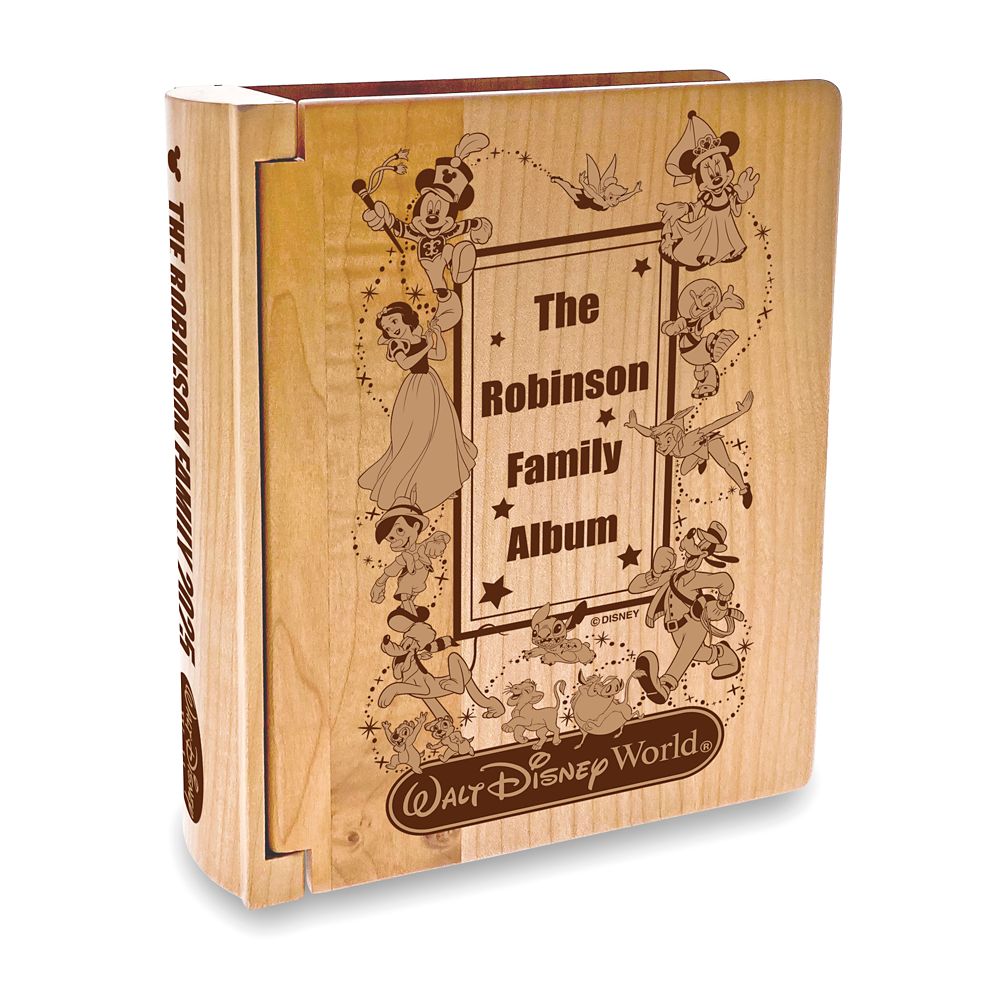 Walt Disney World Wood Photo Album by Arribas  Personalizable