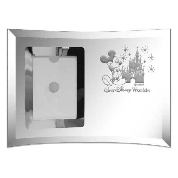 Walt Disney World Glass Frame by Arribas – Large – Personalized