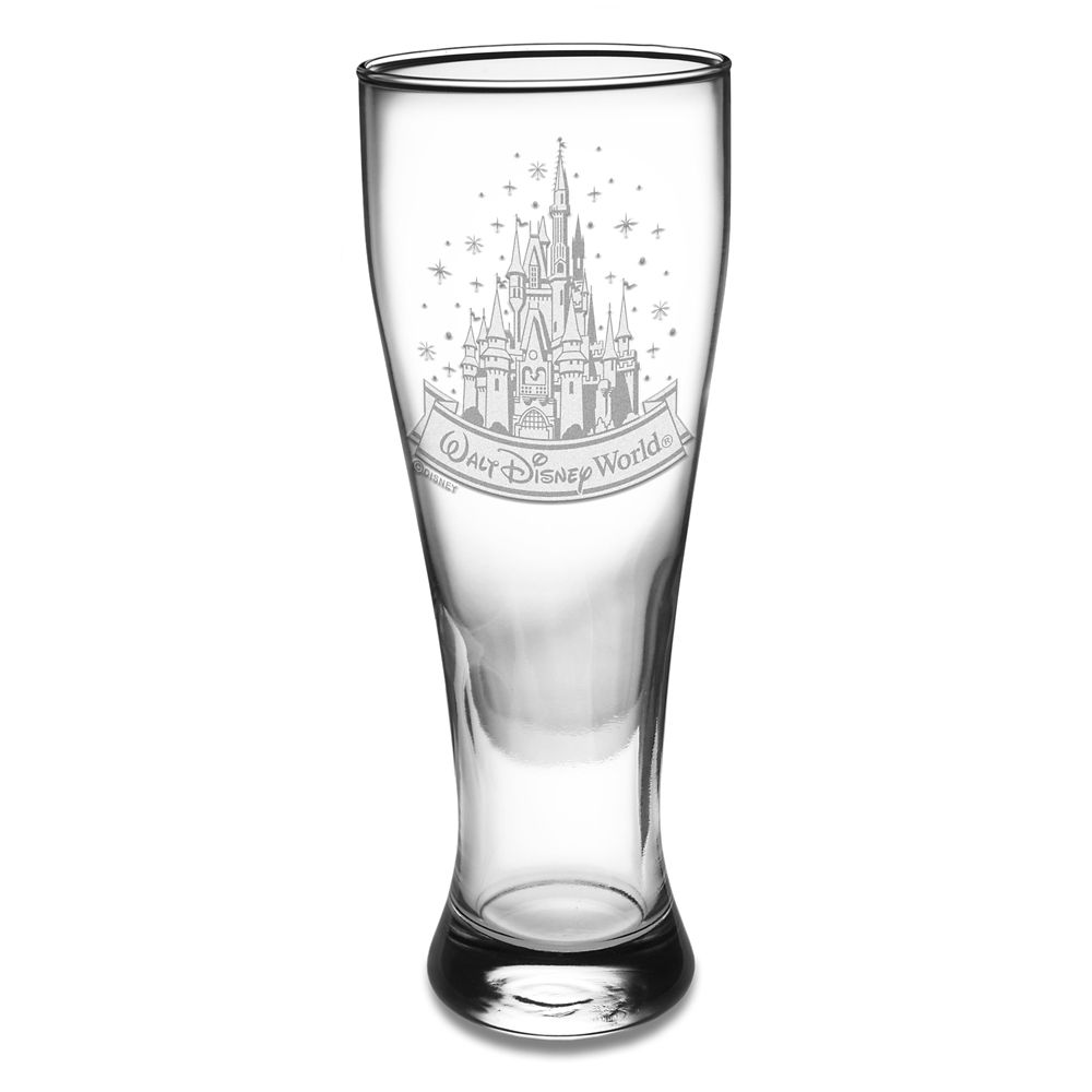 Iced Coffee Cocktail Beer Soda Can Glass Cup WDW Disney Castle