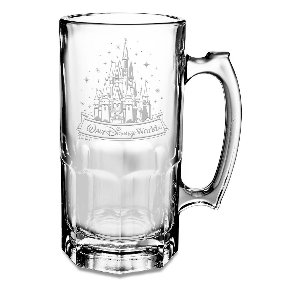 Iced Coffee Cocktail Beer Soda Can Glass Cup WDW Disney Castle